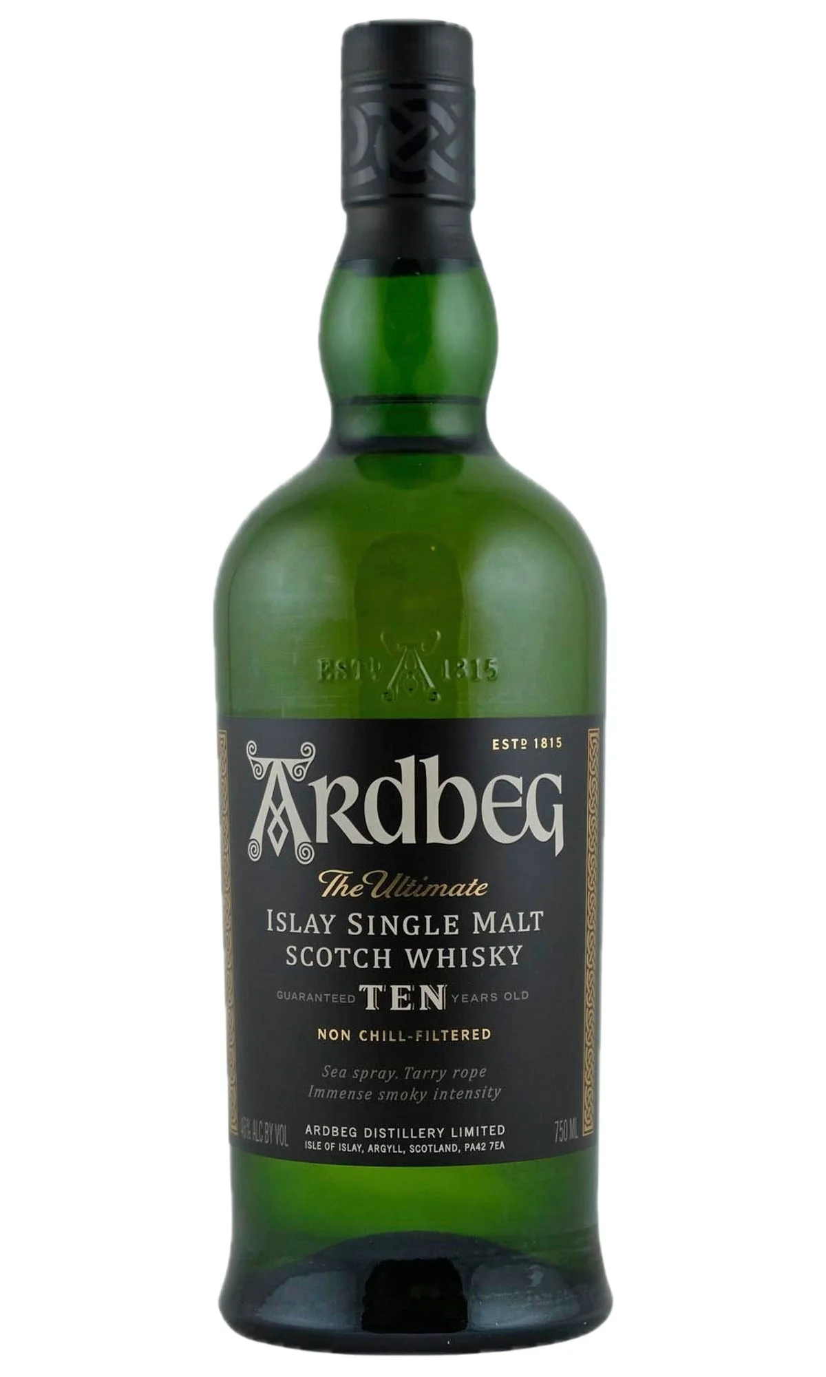 Ardbeg, 10 Year Old Single Malt Islay Scotch