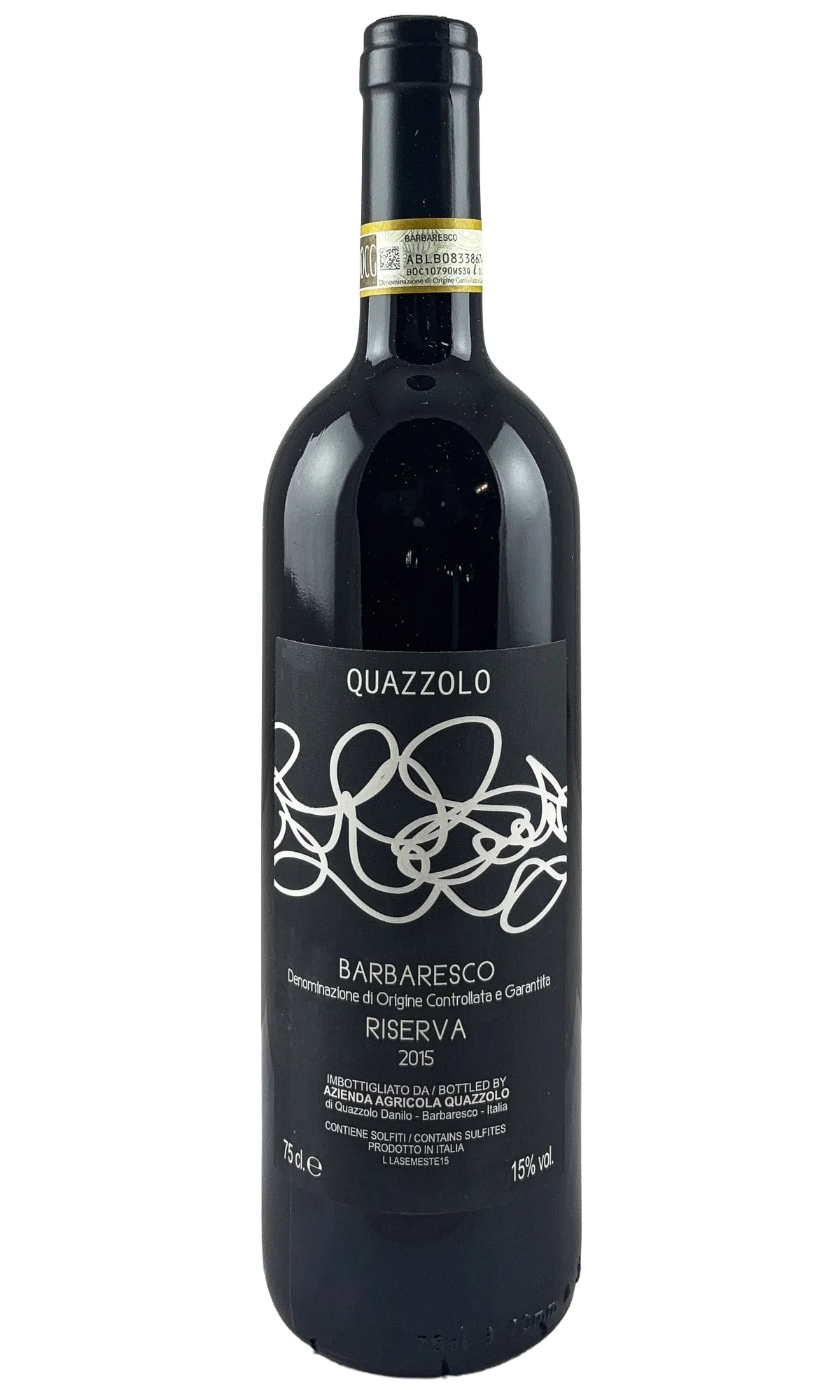 Azienda Agricola Quazzolo, Barbaresco Riserva, 2015