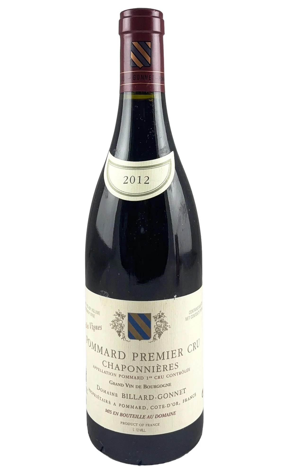 Billard-Gonnet, Pommard 1er Chaponnieres Vieilles Vignes, 2012