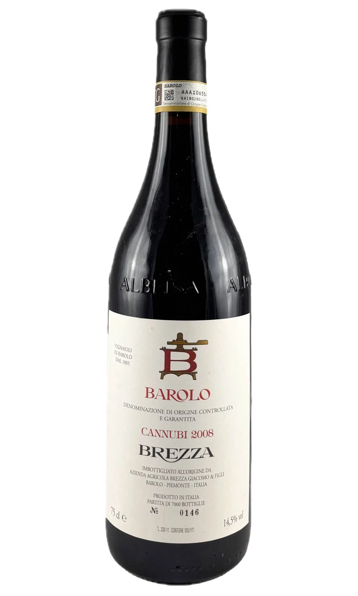 Brezza, Barolo Cannubi, 2008