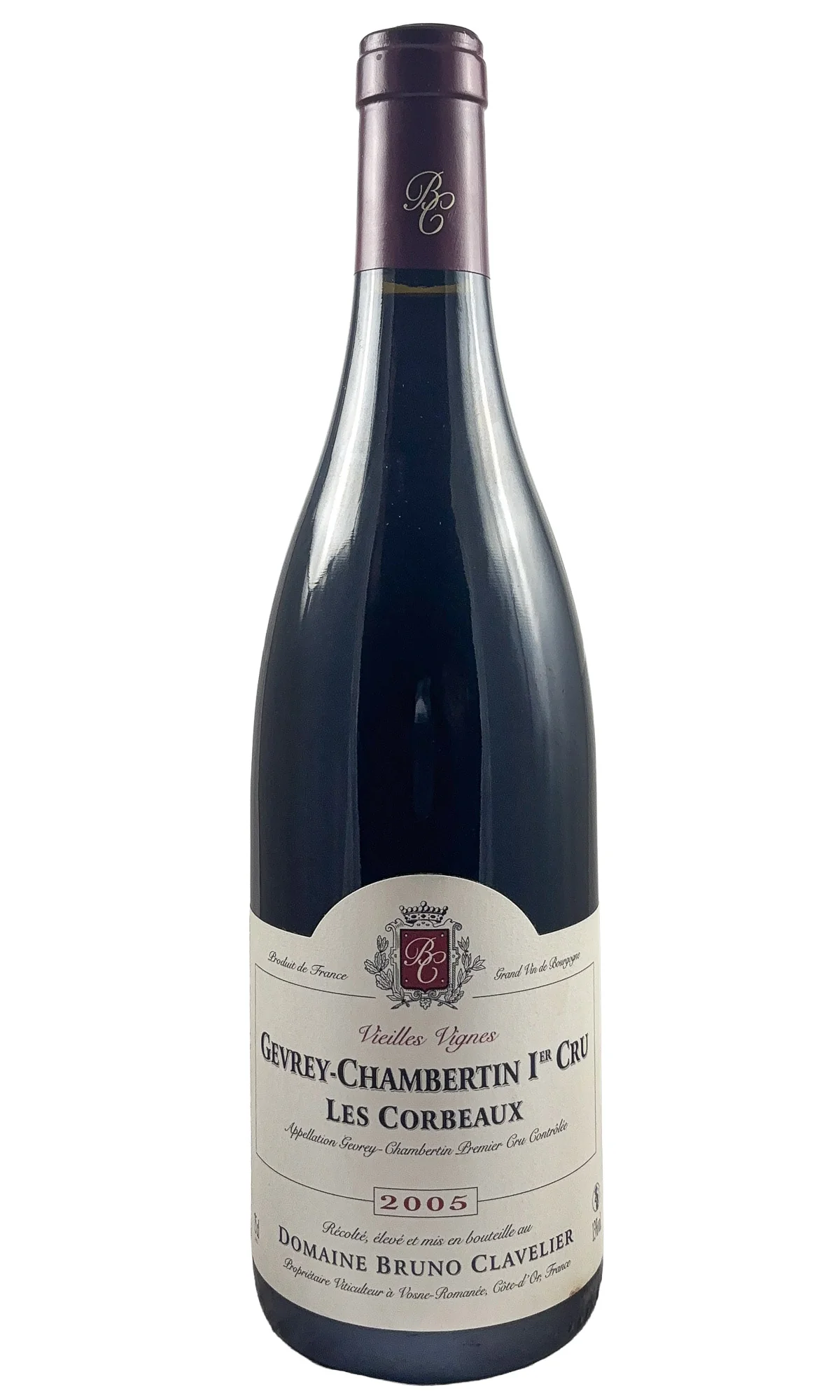 Bruno Clavelier, Gevrey-Chambertin 1er Cru Les Corbeaux, 2005