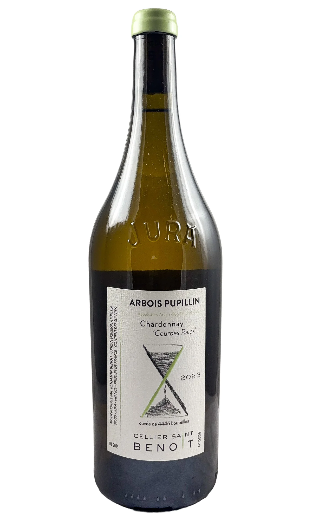 Cellier Saint Benoit, Arbois-Pupillin 'Courbes Raies' Chardonnay, 2023