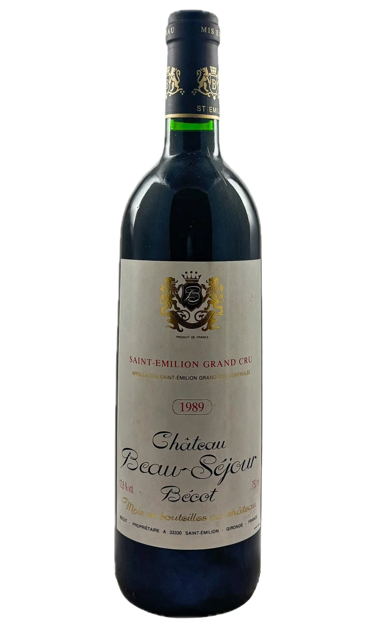 Chateau Beau-Sejour Becot, Saint-Emilion Grand Cru, 1989 (Ex-Negociant)