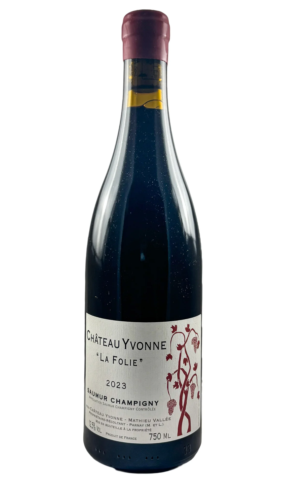 Chateau Yvonne, Saumur-Champigny La Folie, 2023