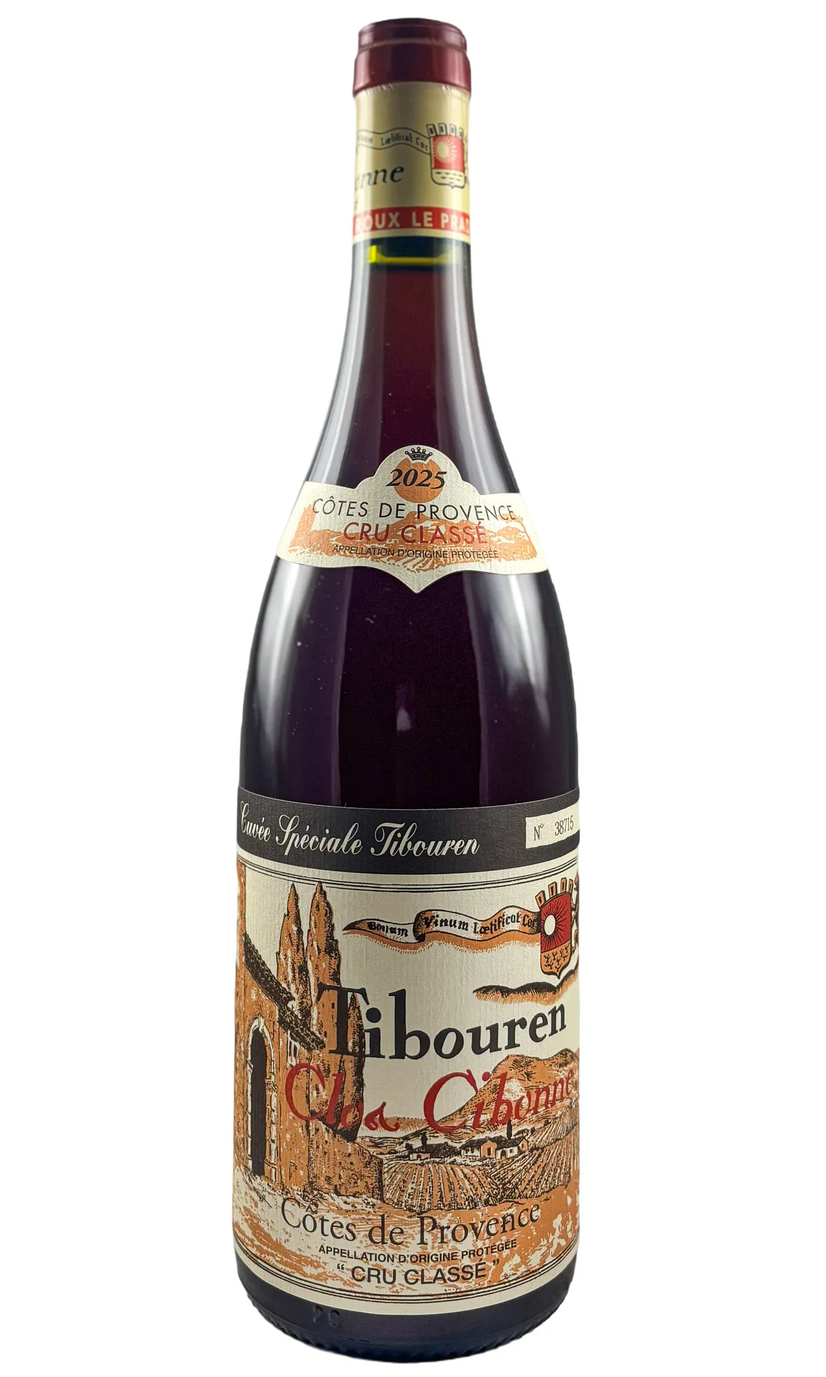 Clos Cibonne, Cotes de Provence Tibouren Cuvee Speciale Rouge, 2025