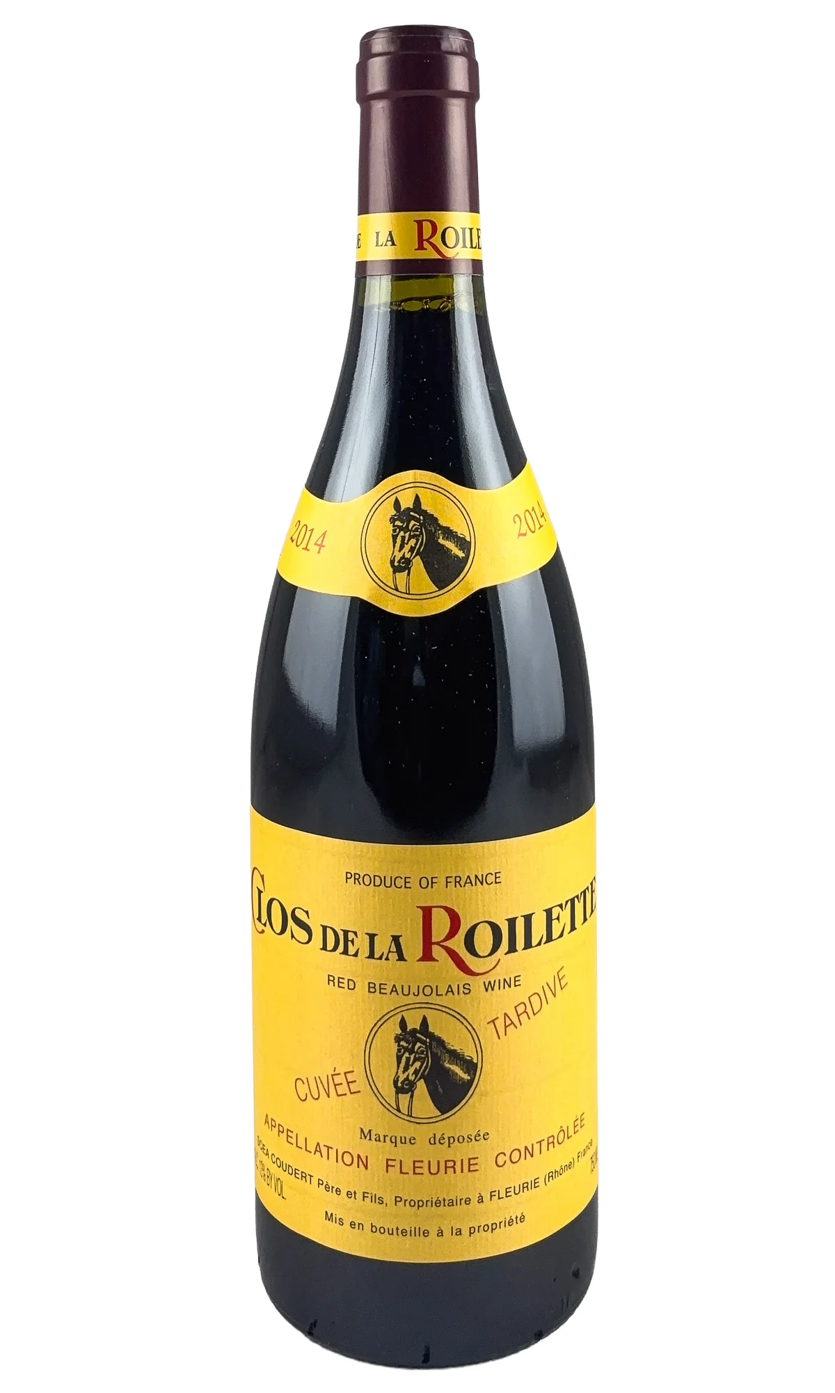 Clos de la Roilette (Coudert), Fleurie Vendange Tardive, 2014
