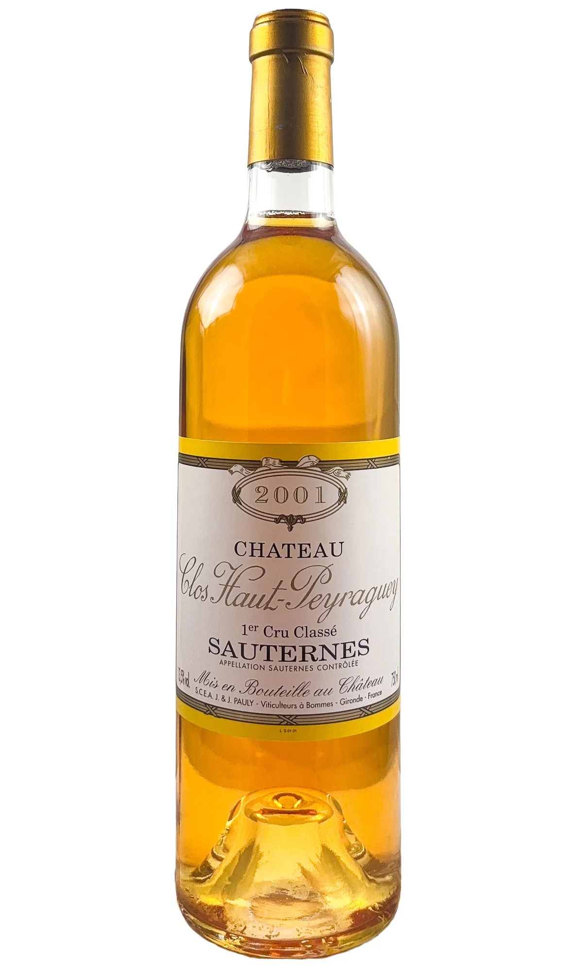 Clos Haut Peyraguey, Sauternes, 2001