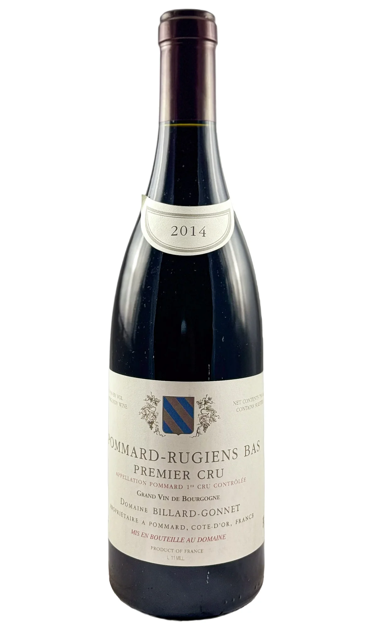Domaine Billard-Gonnet, Pommard-Rugiens Bas 1er cru, 2014