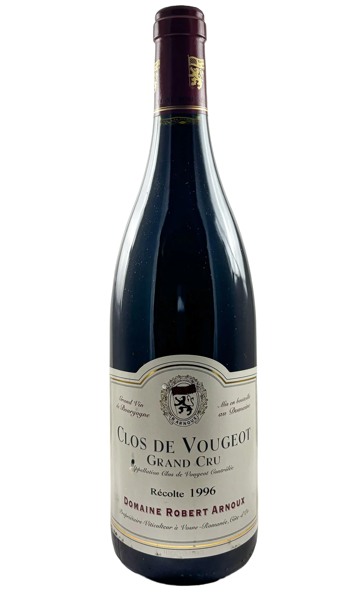 Domaine Robert Arnoux, Clos de Vougeot Grand Cru, 1996
