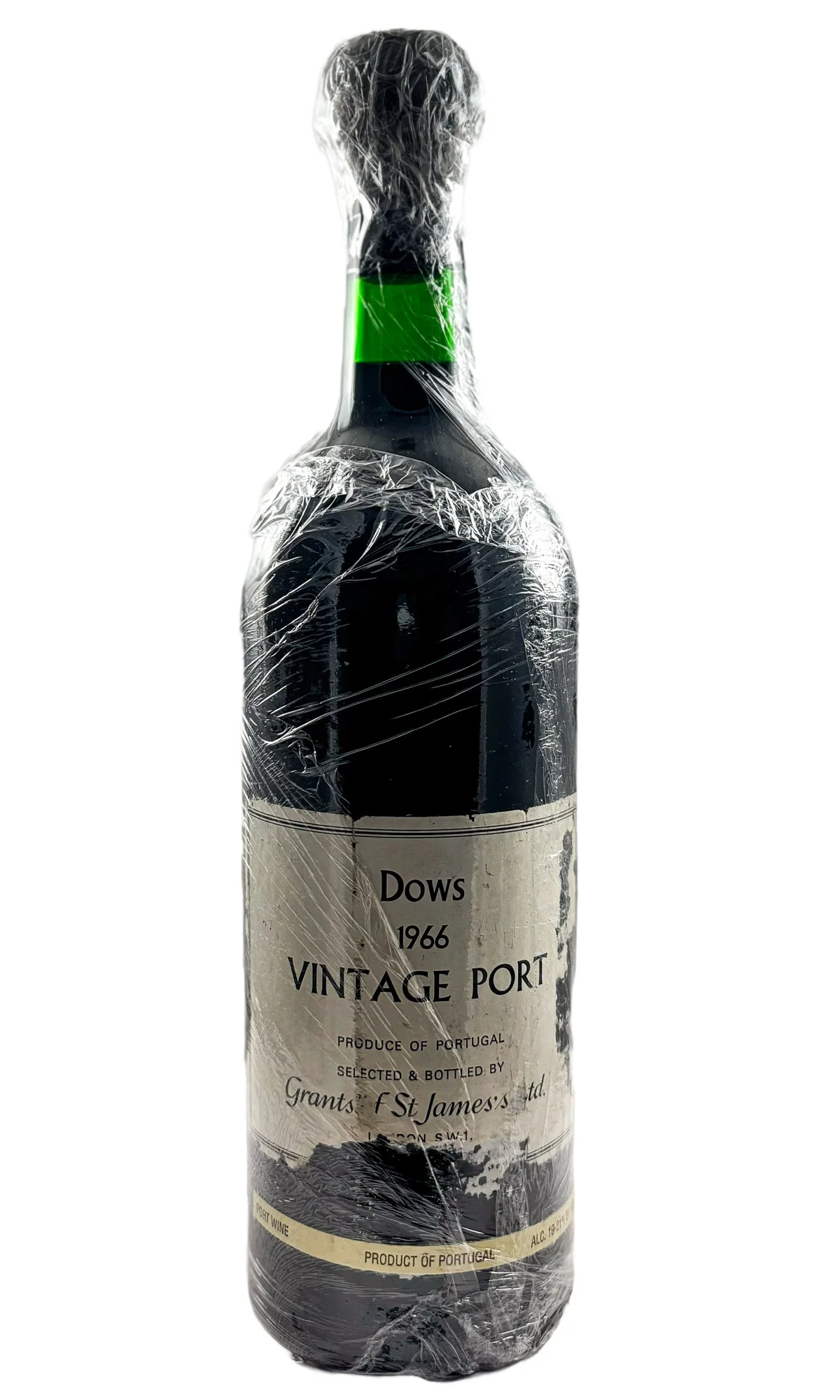 Dow's, Vintage Port Selected and bottled by Grant's of Saint James Ltd. London, 1966