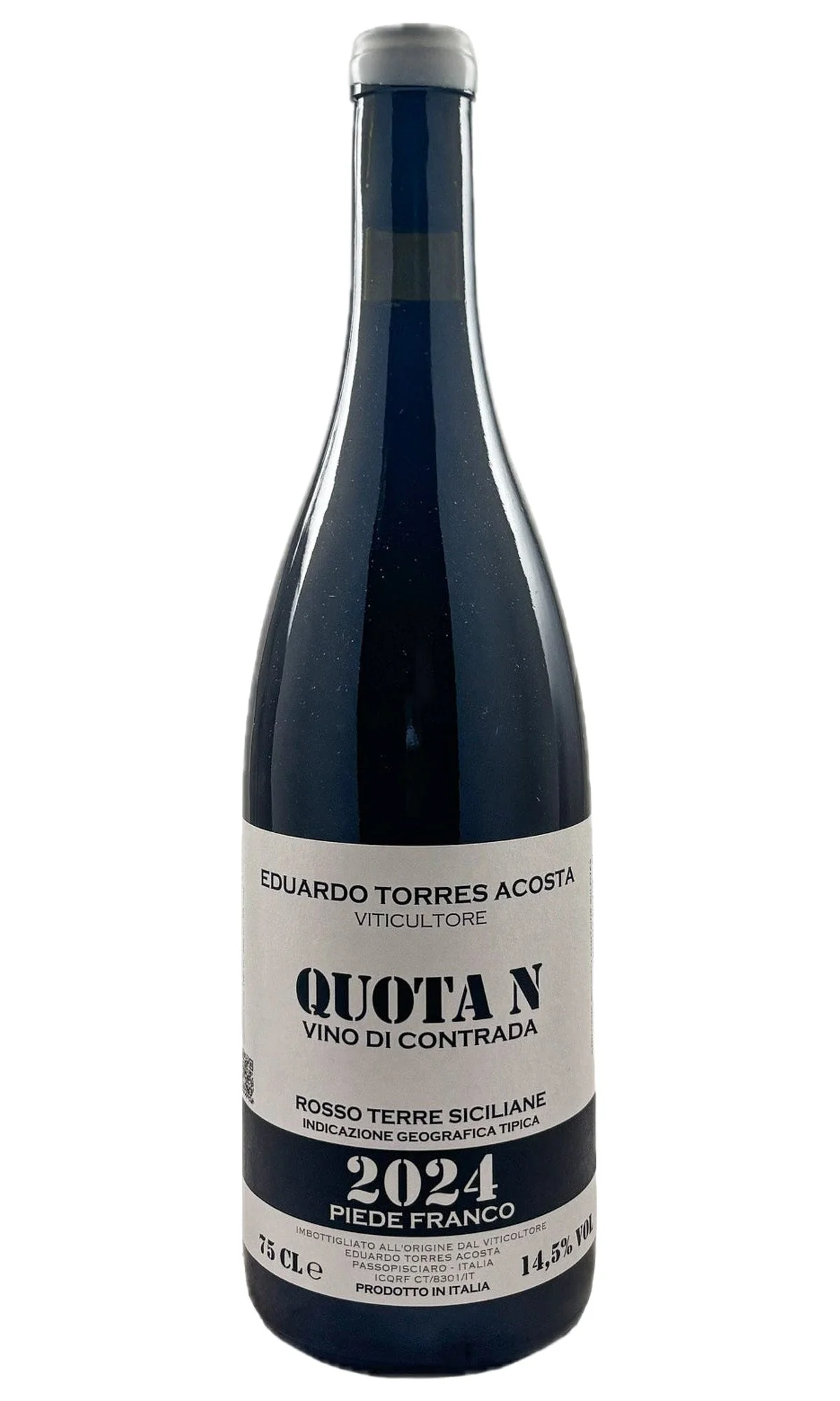 Eduardo Torres Acosta, Terre Siciliane Rosso "Quota N", 2024