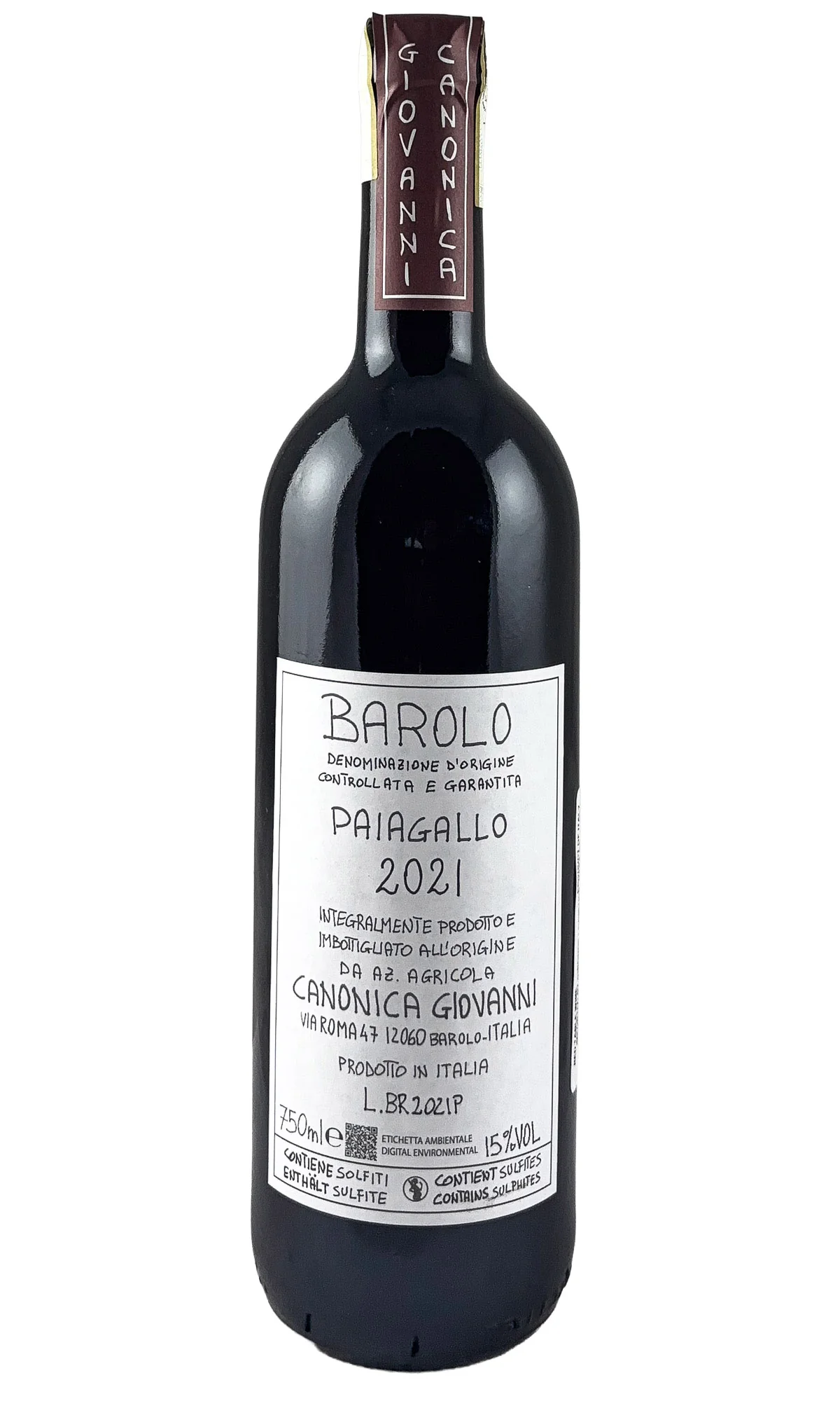 Giovanni Canonica, Barolo Paiagallo, 2021