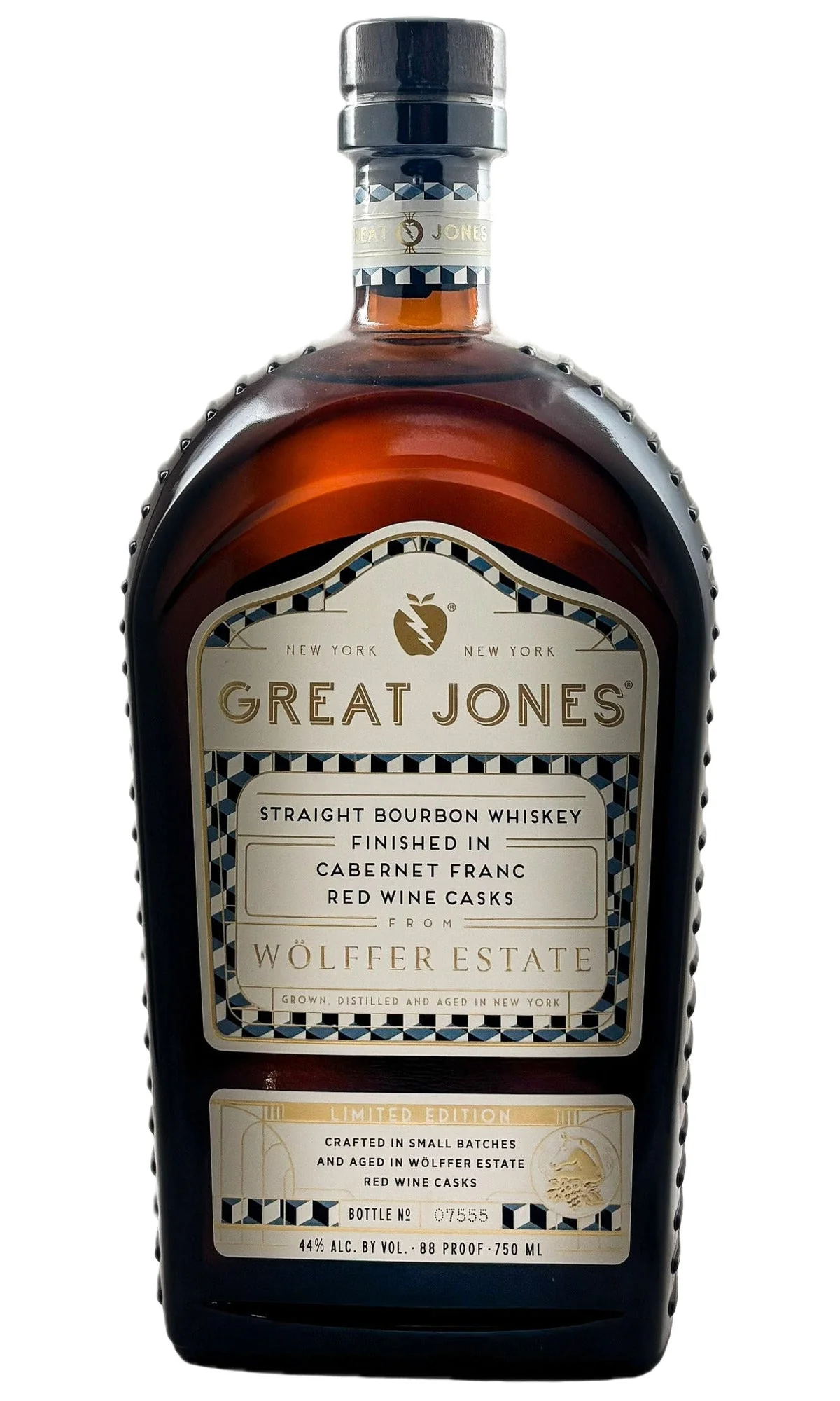 Great Jones Distillery, Wolffer Estate Cask Finished Bourbon, NV