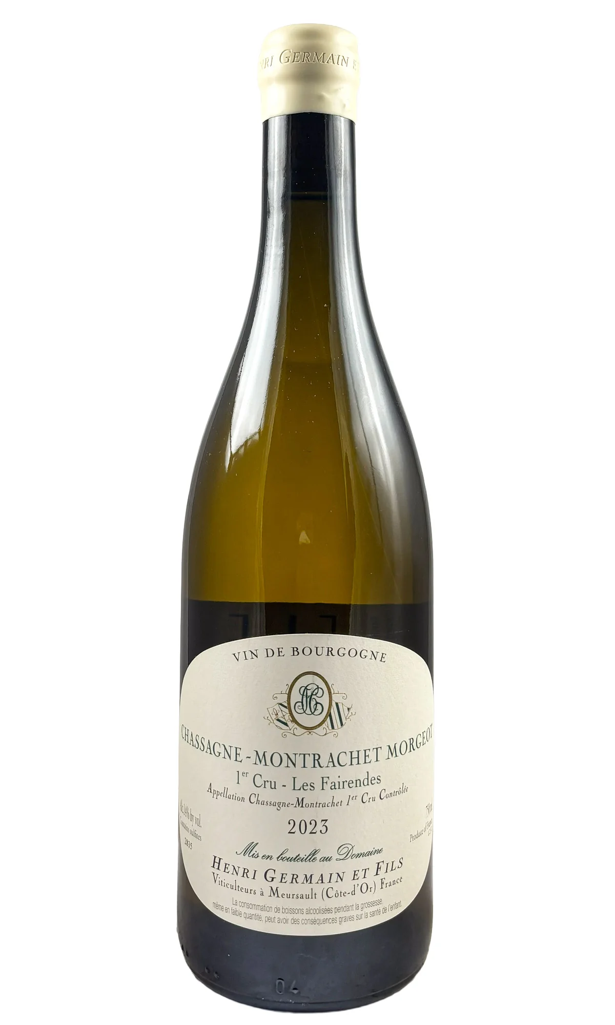 Henri Germain, Chassagne Montrachet 1er Cru Morgeot Les Fairendes (Blanc), 2023