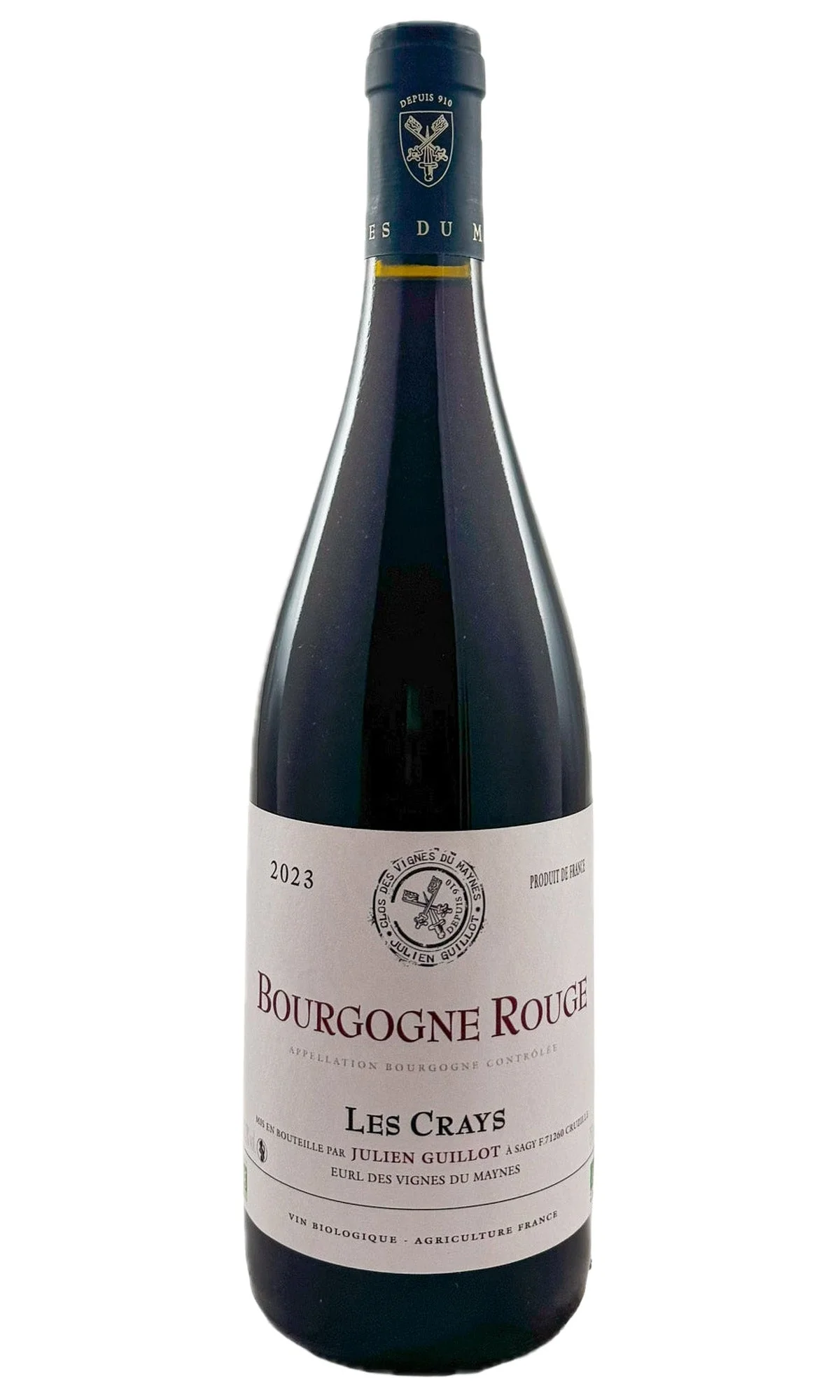 Julien Guillot, Bourgogne Rouge "Les Crays", 2023