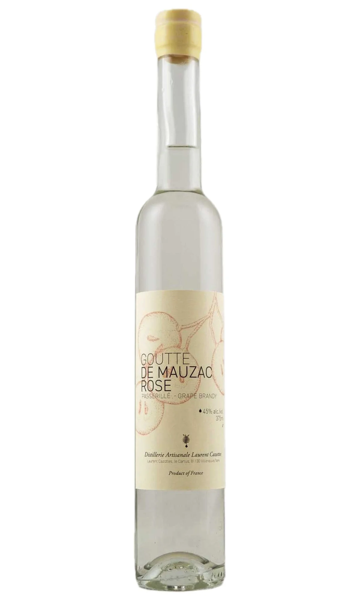 Laurent Cazottes, Goutte de Mauzac Rose Eau de Vie, NV (375ml)