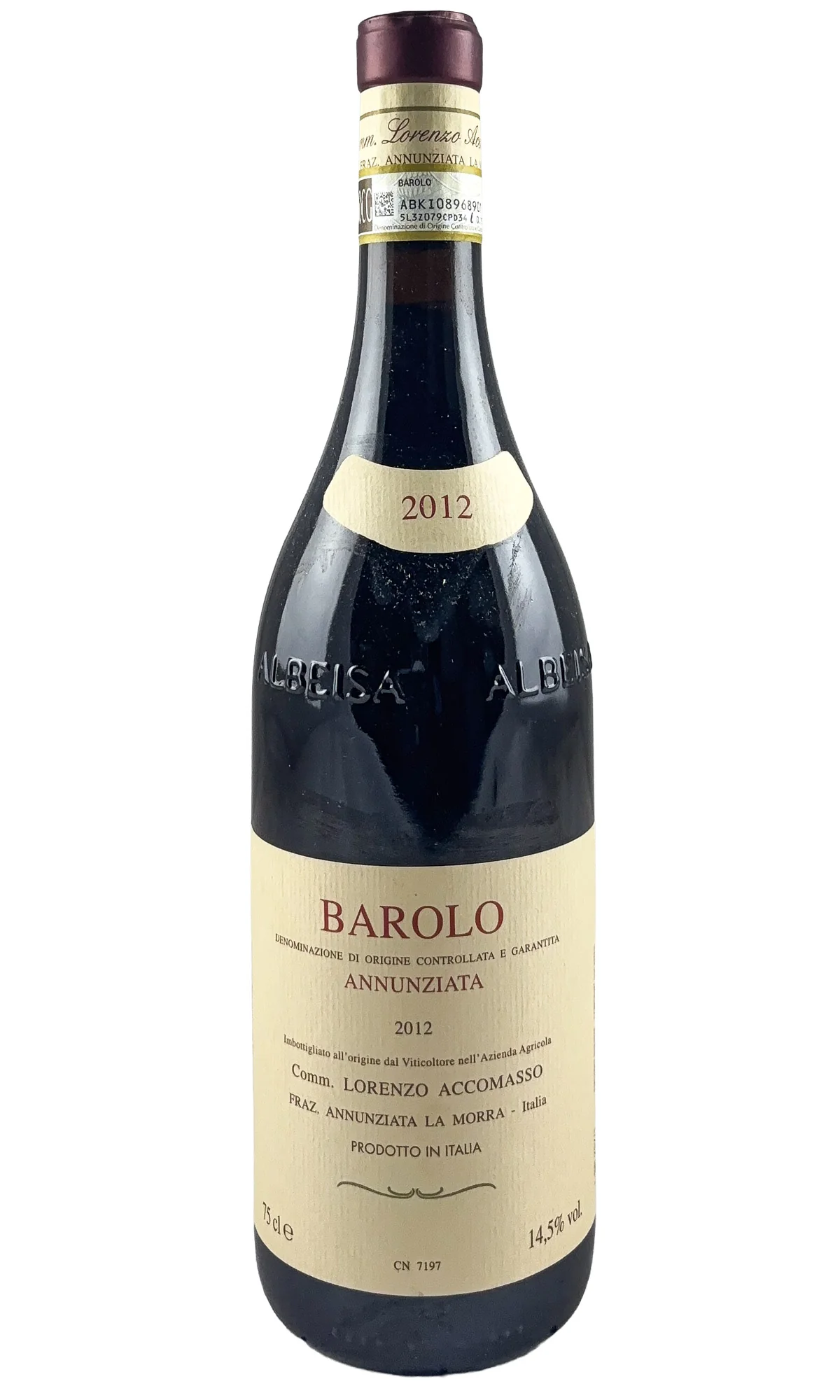 Lorenzo Accomasso, Barolo Rocche dell’Annunziata, 2012