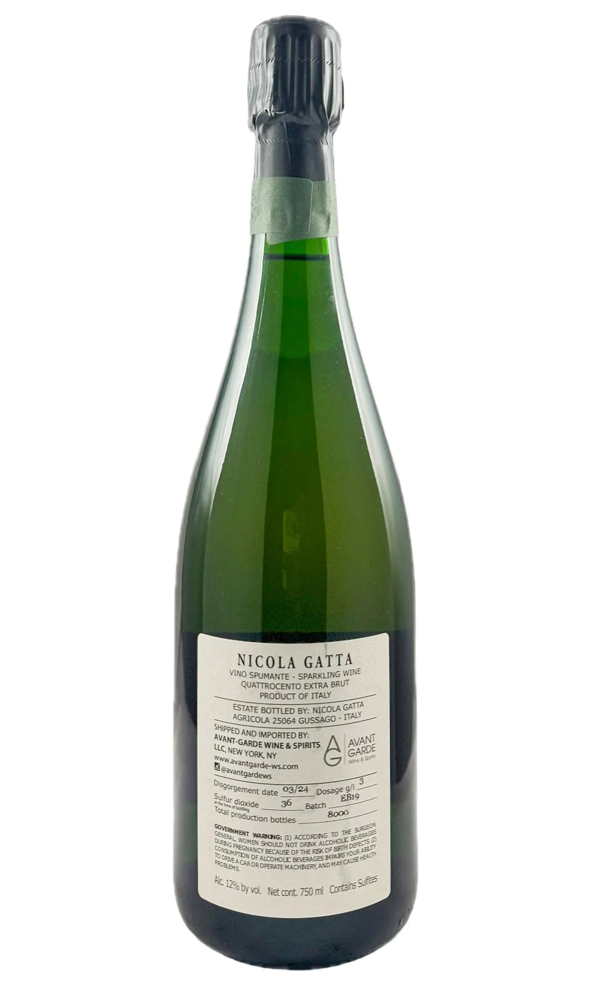 Nicola Gatta, Quattrocento Extra Brut R19, NV - Image 2
