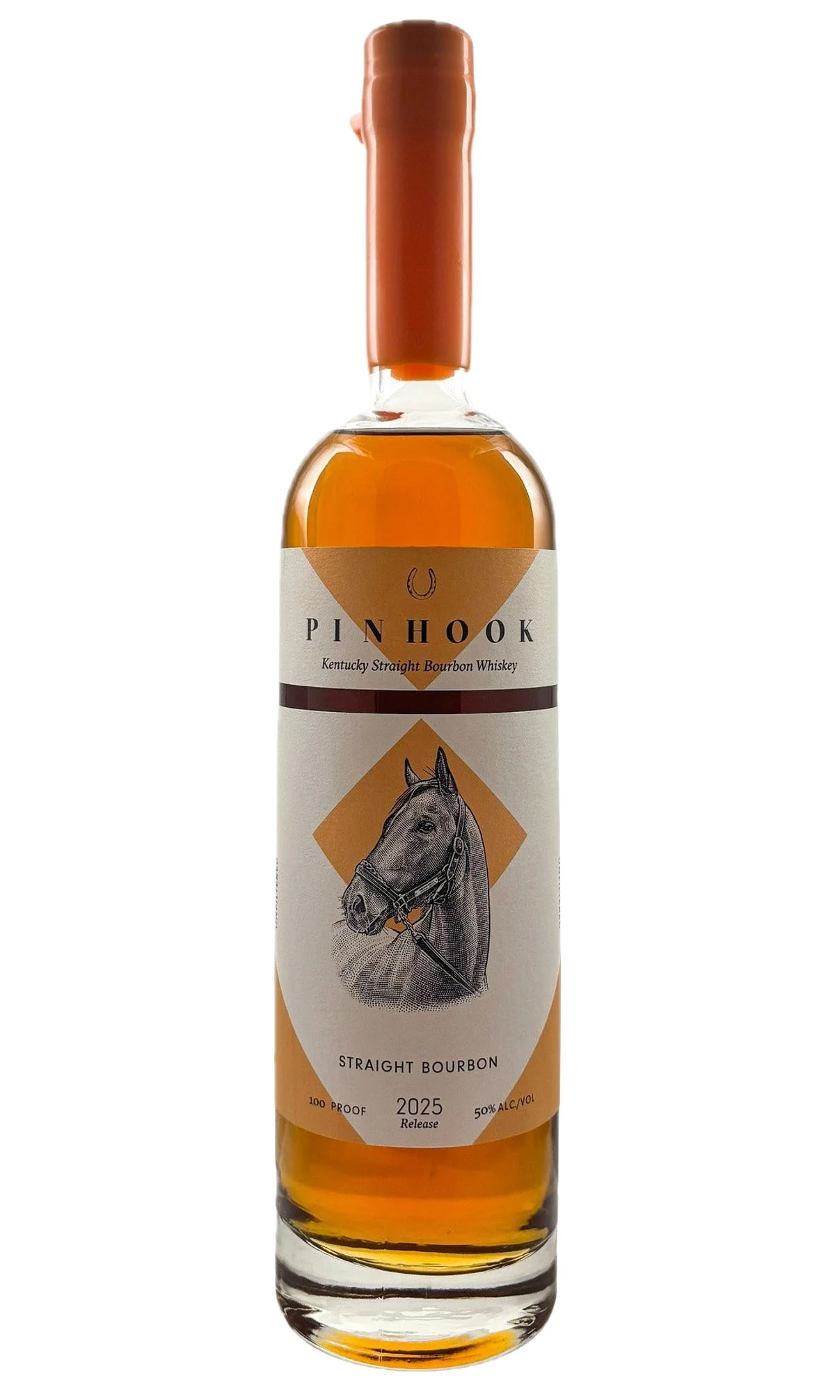 Pinhook, Kentucky Straight Bourbon Whiskey (2025 release) (Orange wax), NV