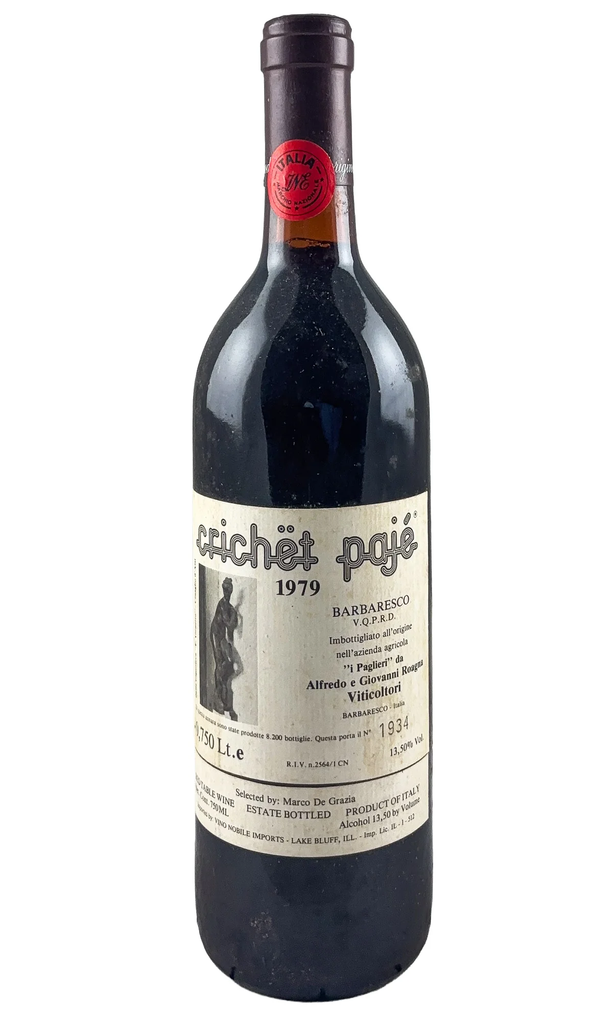 Roagna, Barbaresco Crichet Paje, 1979