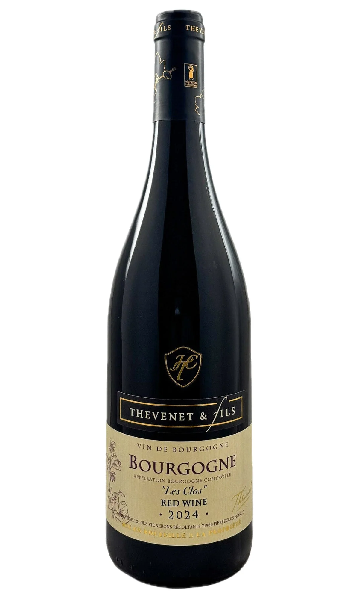 Thevenet et Fils, Bourgogne Rouge Les Clos, 2024
