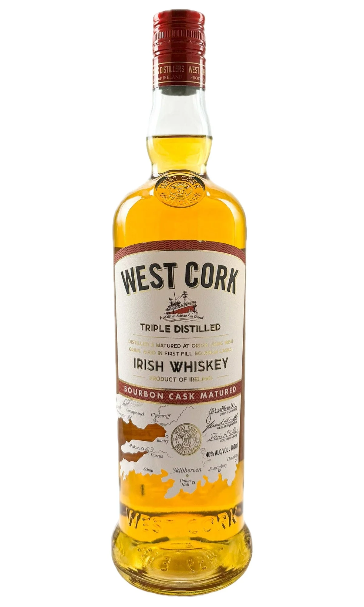 West Cork Distillers, Bourbon Cask Finished Irish Whiskey