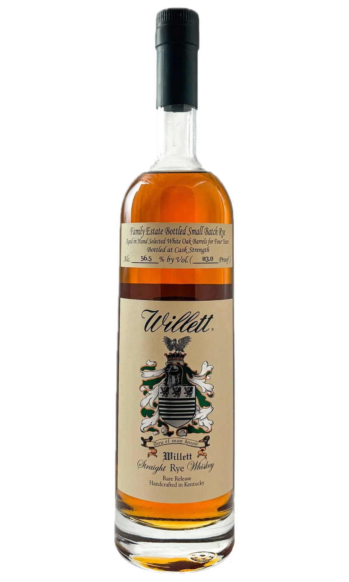 Willett Distillery, 4 Year Old Straight Rye Whiskey